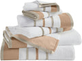 Luxury Cotton Bath Towel Set - 6 Piece Soft and Durable Towels