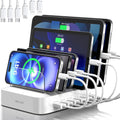 Charging Station for Multiple Devices - 6 Port USB Charging Dock