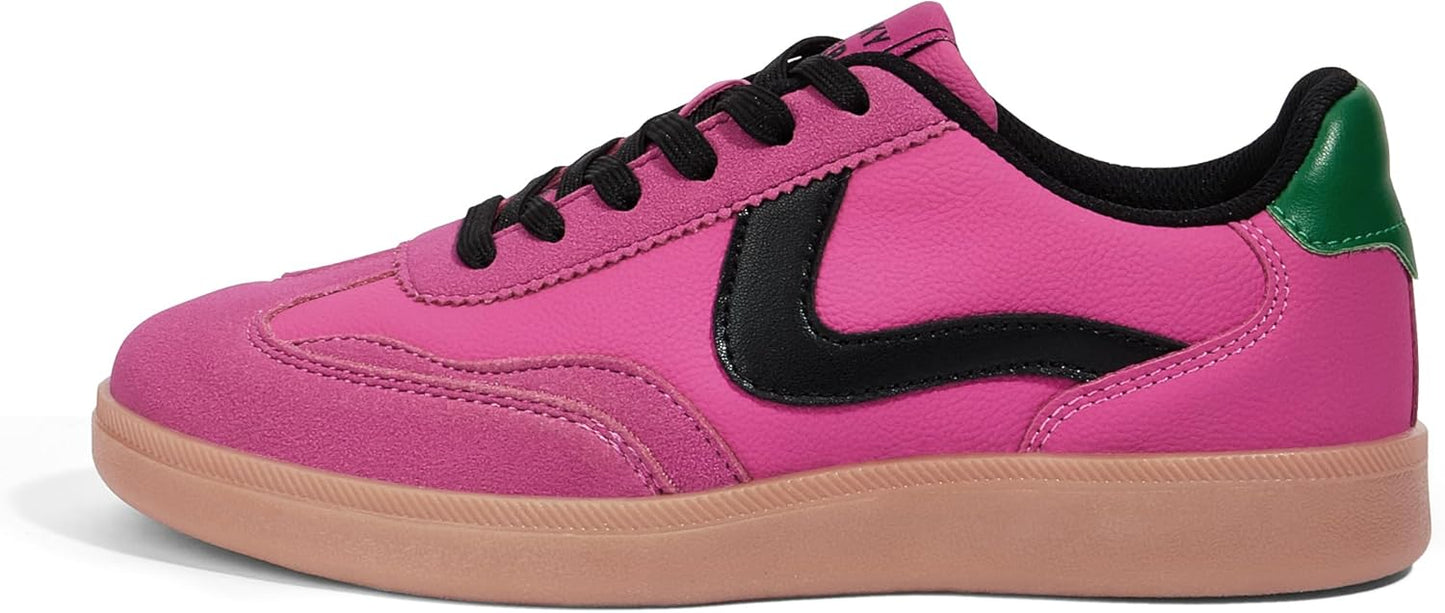 Retro Fashion Sneakers for Women - Comfortable Casual Walking Shoes