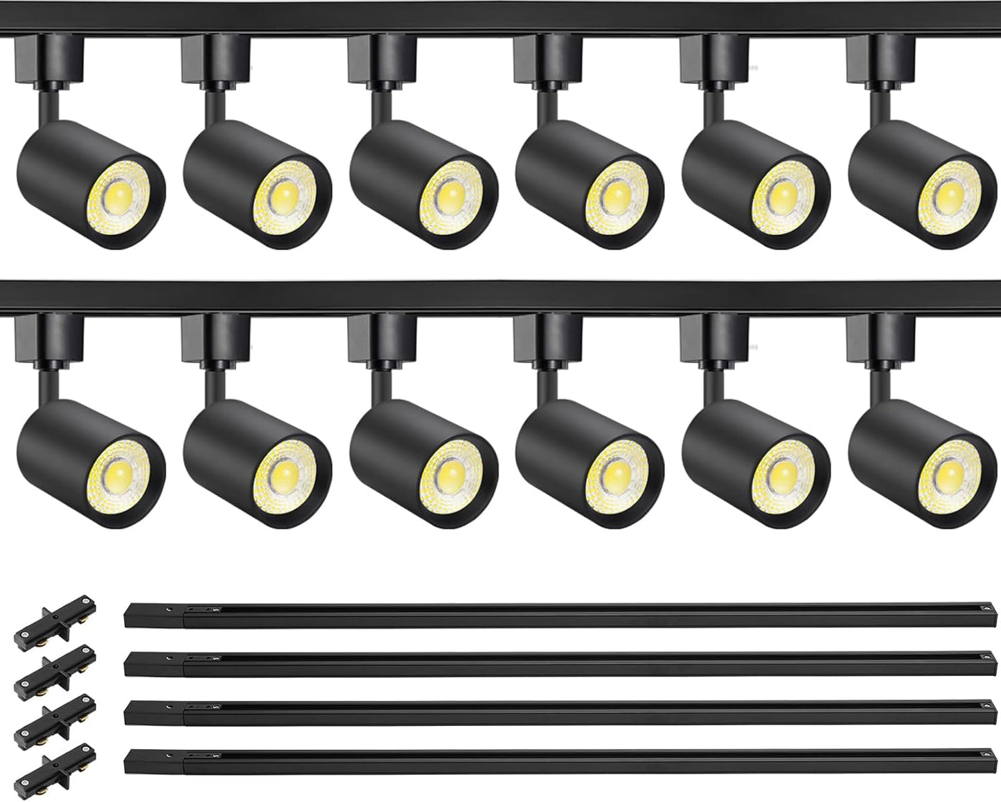 VANoopee 12-Light LED Track Lighting Kit for Modern Spaces