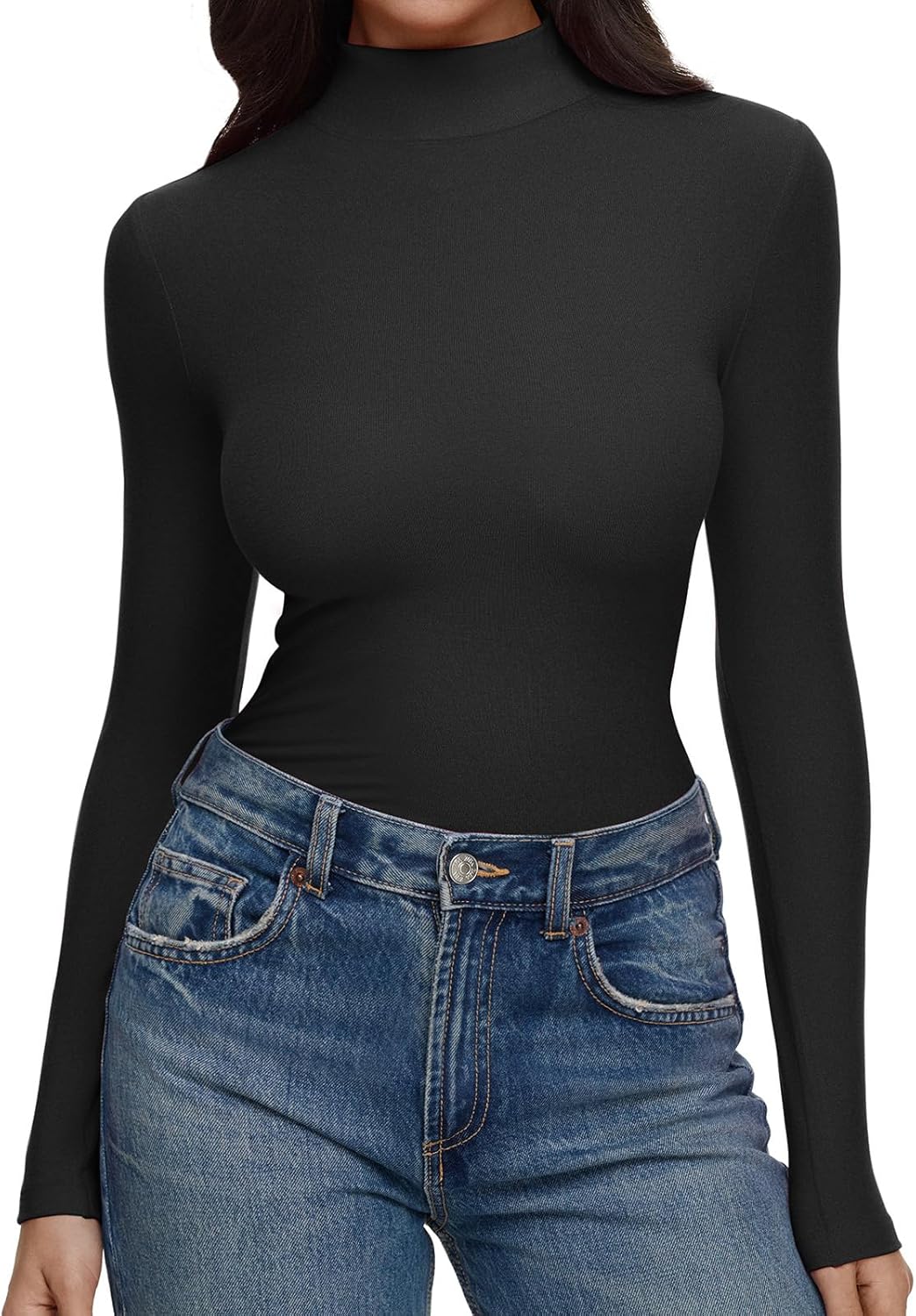 REORIA Womens Turtleneck Tops for Chic Layering in Fall 2025