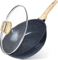 GiPP Ceramic Nonstick Deep Frying Pan Skillet for Healthy Cooking