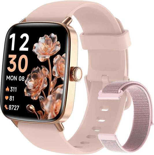Fitpolo Smart Watch for Women: Stylish Fitness Tracker with Calls
