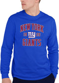 New York Giants Long Sleeve Fan Tee for Men & Women - Soft Cotton