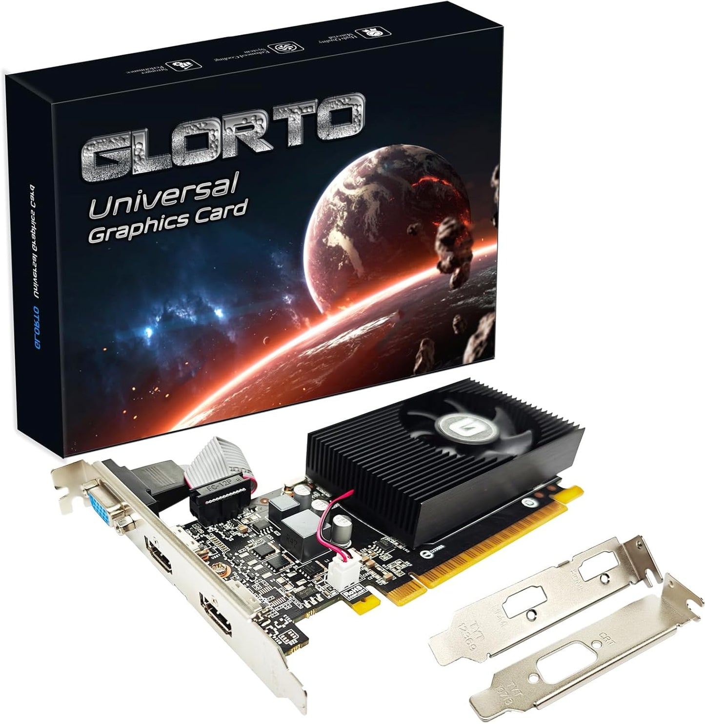Glorto GT 730 2G Low Profile Graphics Card - Enhanced Connectivity!