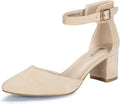 IDIFU IN2 Pedazo D'Orsay Pumps Low Block Heels - Comfortable Chic will