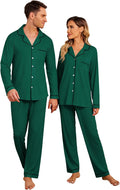 Christmas Family Matching Pajamas Long Sleeve Button Down Pj Set Men's