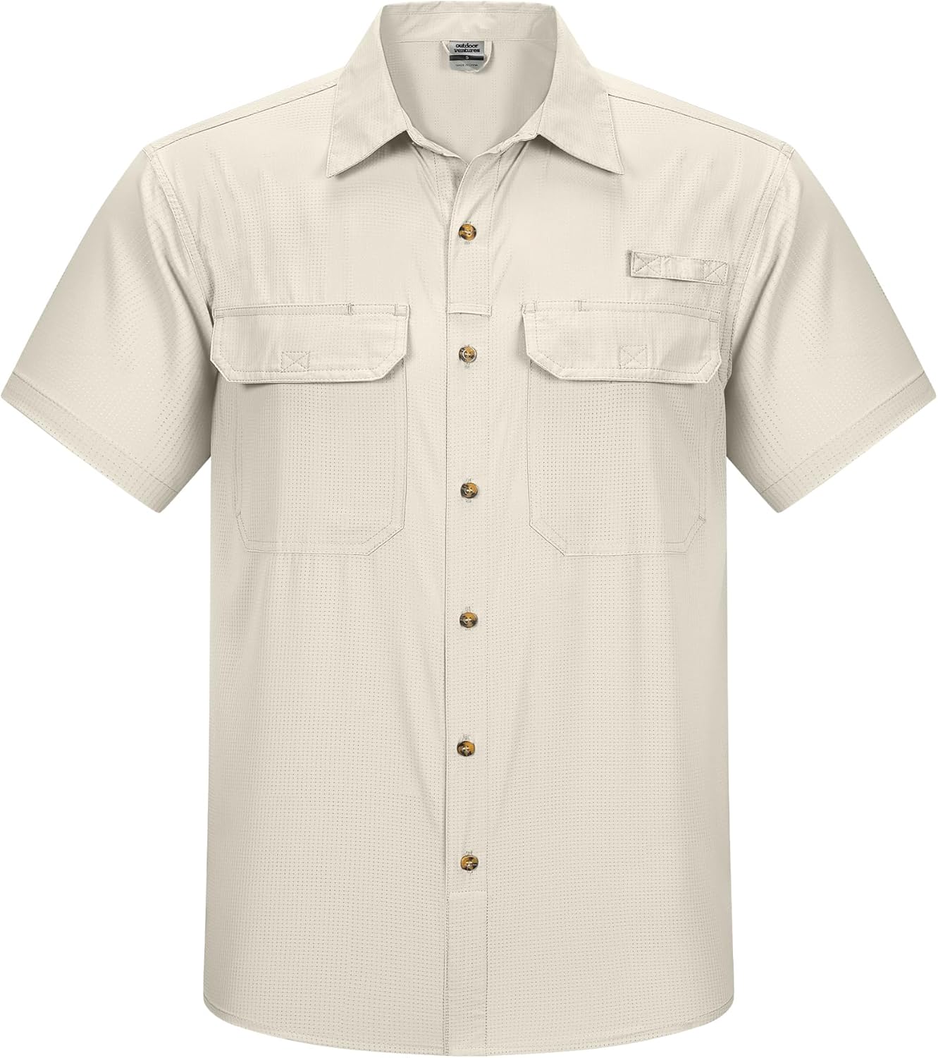 Outdoor Ventures Men's Lightweight Fishing Shirt for Summer Fun