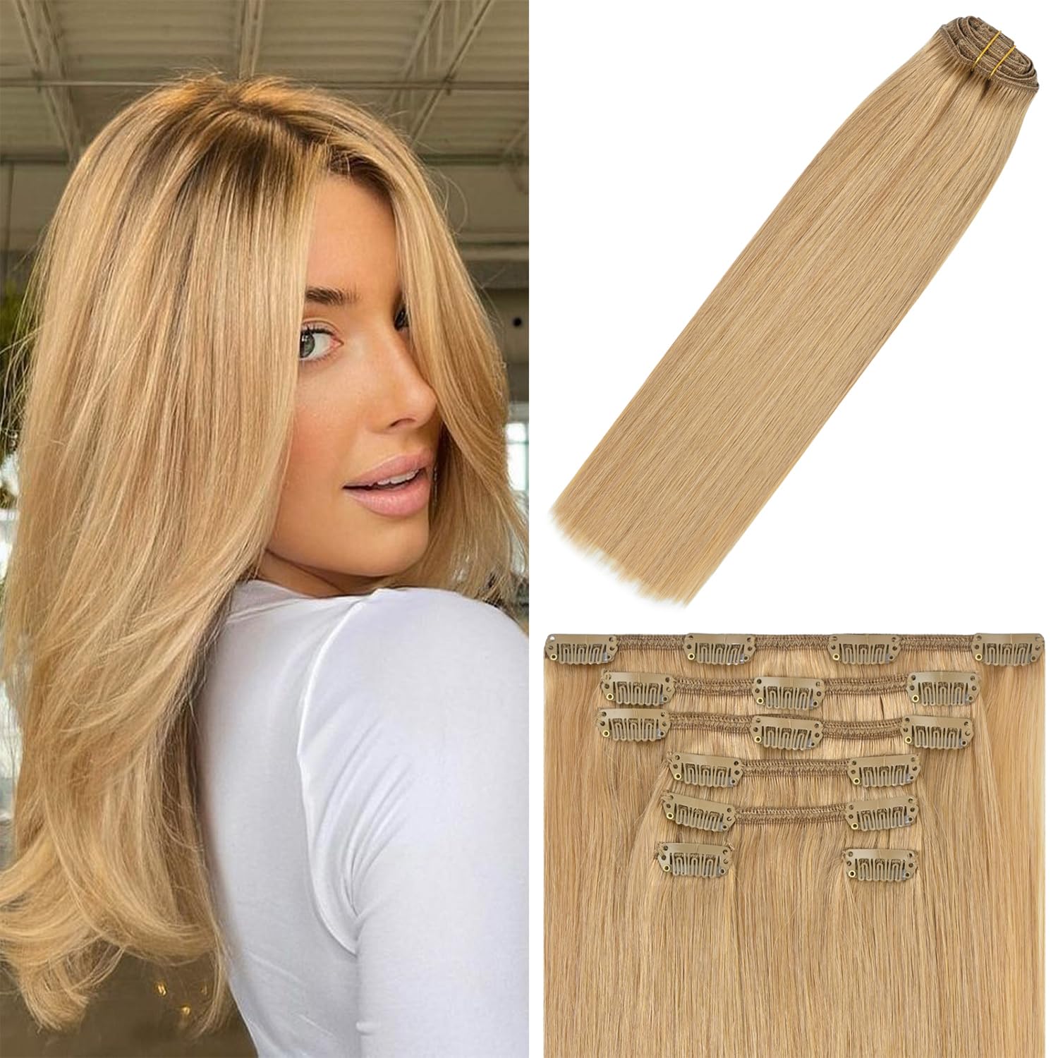 WindTouch Clip in Hair Extensions for Natural Volume and Length