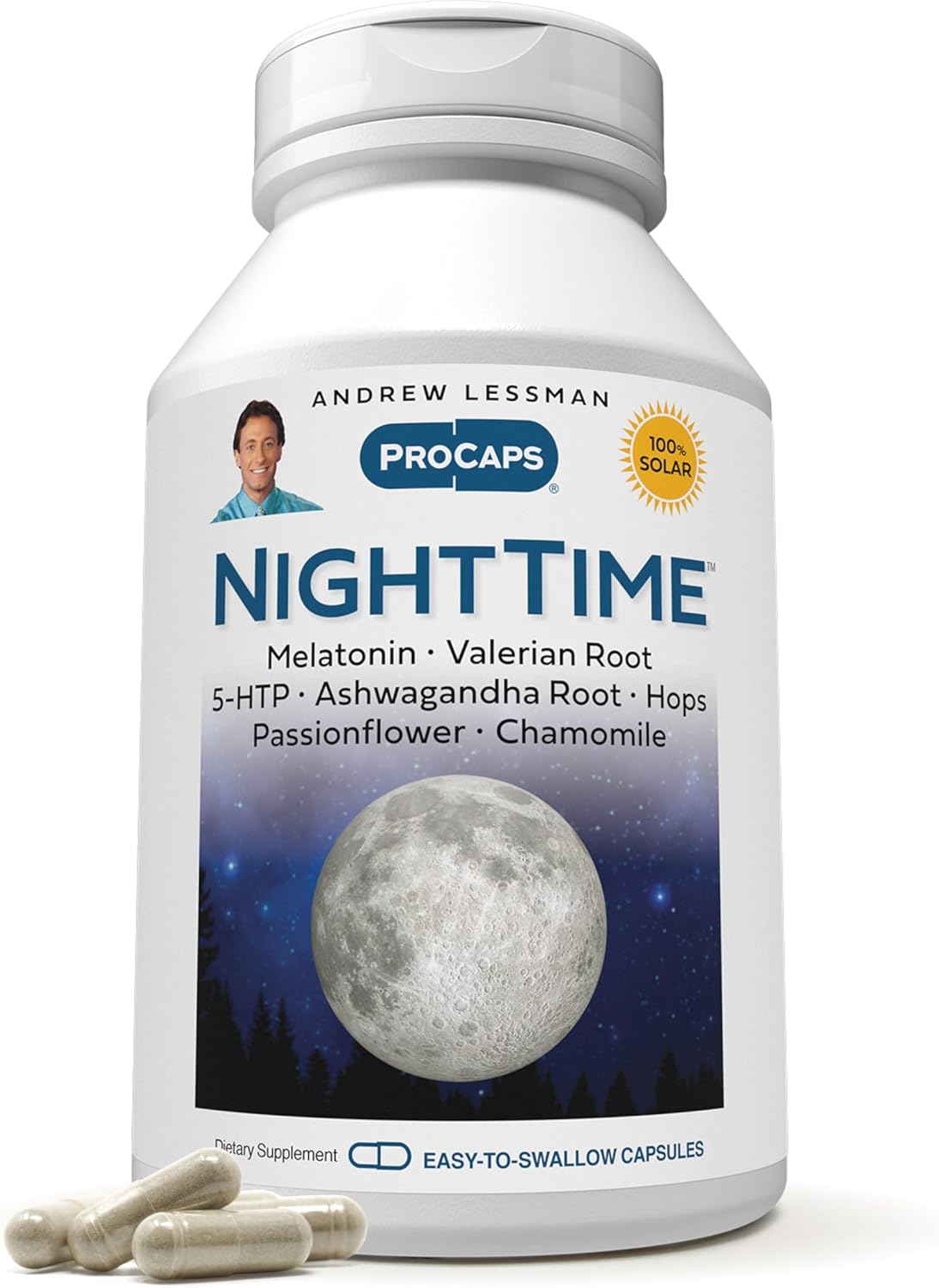 ANDREW LESSMAN Night Time Capsules for Gentle Sleep Support