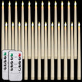 24 Pack 12in Valentines Flameless Taper Candles - Remote & Timer
