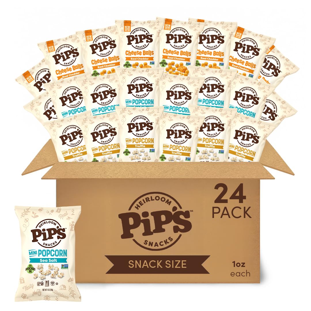 Heirloom Snack Variety Pack by Pipcorn - Healthy Gluten Free Treats