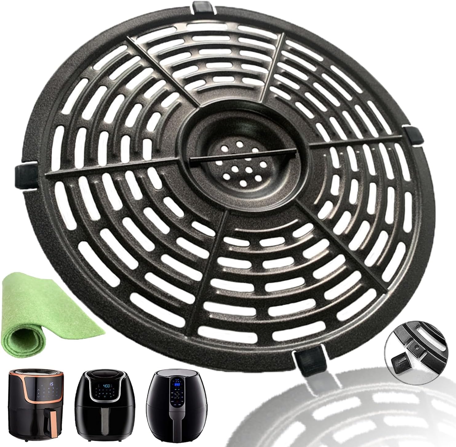 Upgrade Your Air Fryer with HEISENLIN Crisping Tray