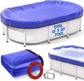 15ft x 30ft Oval Winter Pool Cover for Above Ground Pools - Heavy-Duty