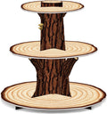 Rustic 3 Tier Cupcake Stand - Woodland Party Decor