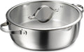 Tramontina Tempo Tri-Ply 6-Quart Braiser Pan - Even Heating