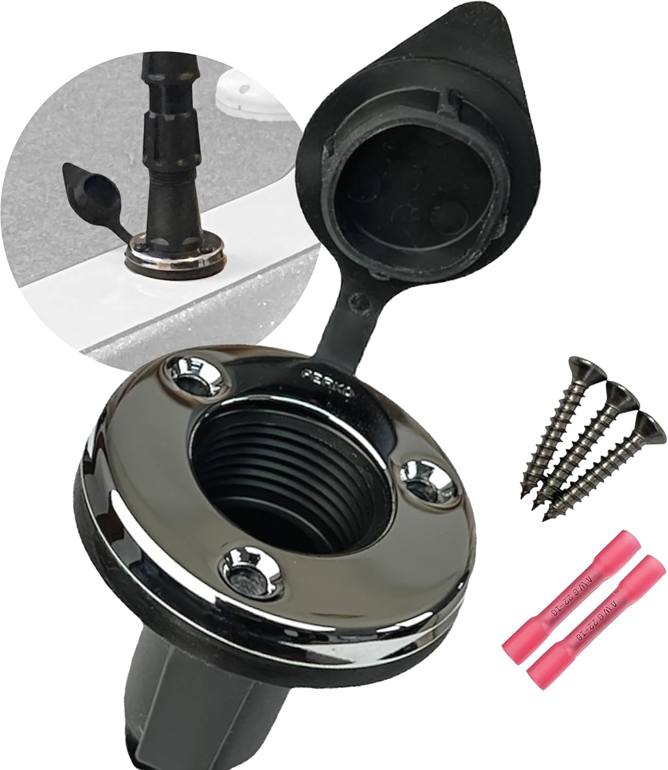 PERKO Port Kit for Secure Boat Navigation Lights - Veteran Owned