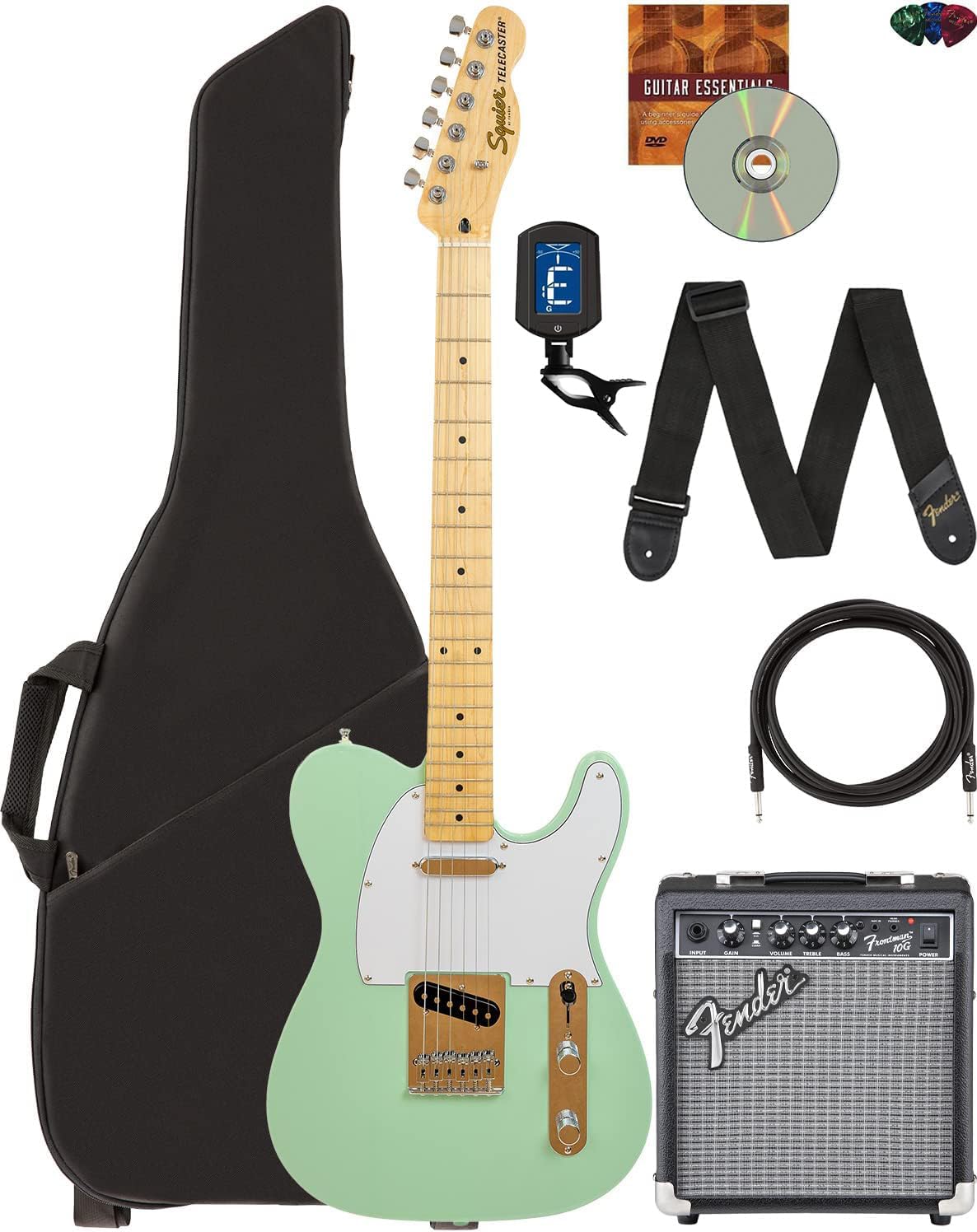 Fender Affinity Series Telecaster Bundle with Amplifier and More