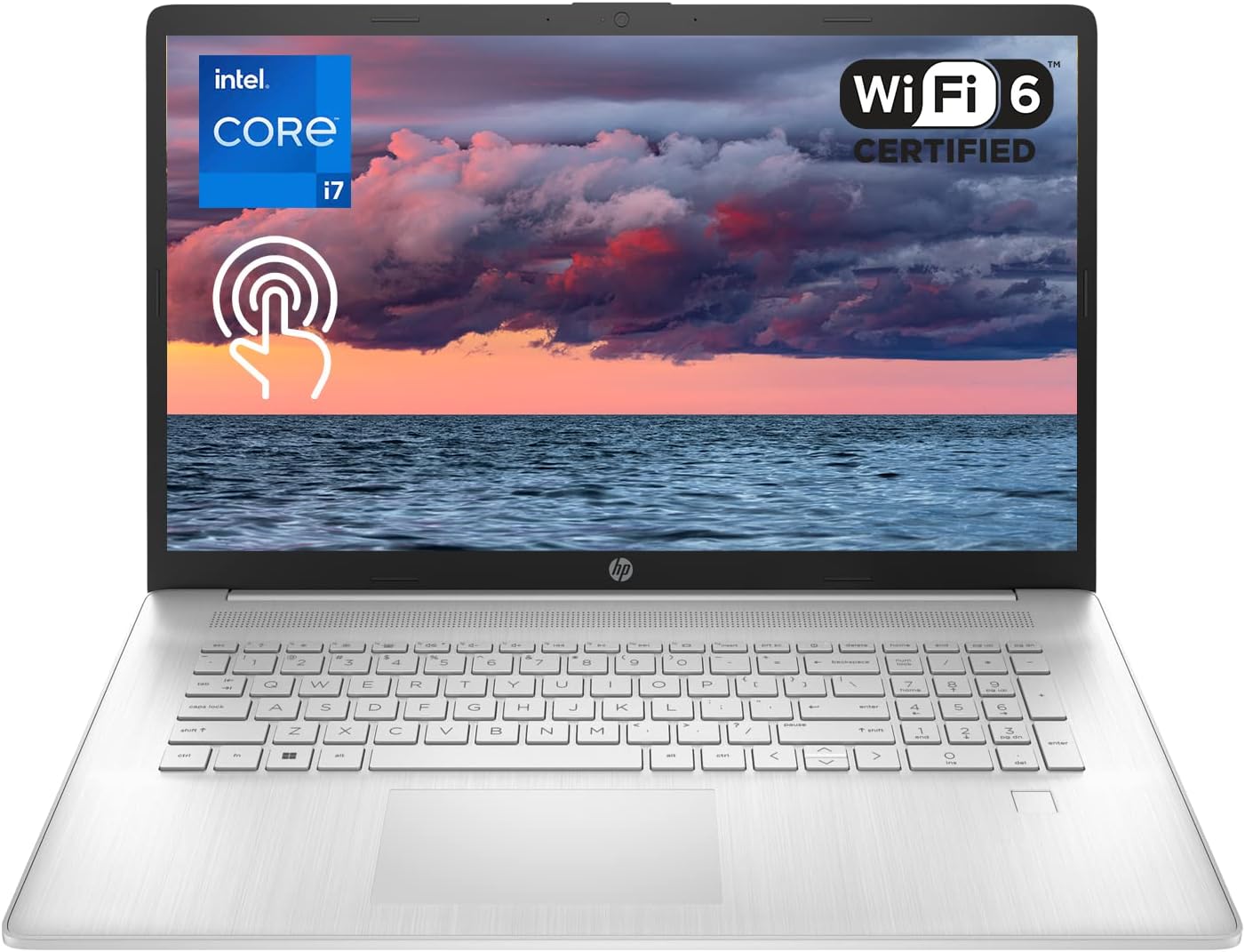 HP 2023 Notebook Laptop with 17.3in Touchscreen and i7 Processor