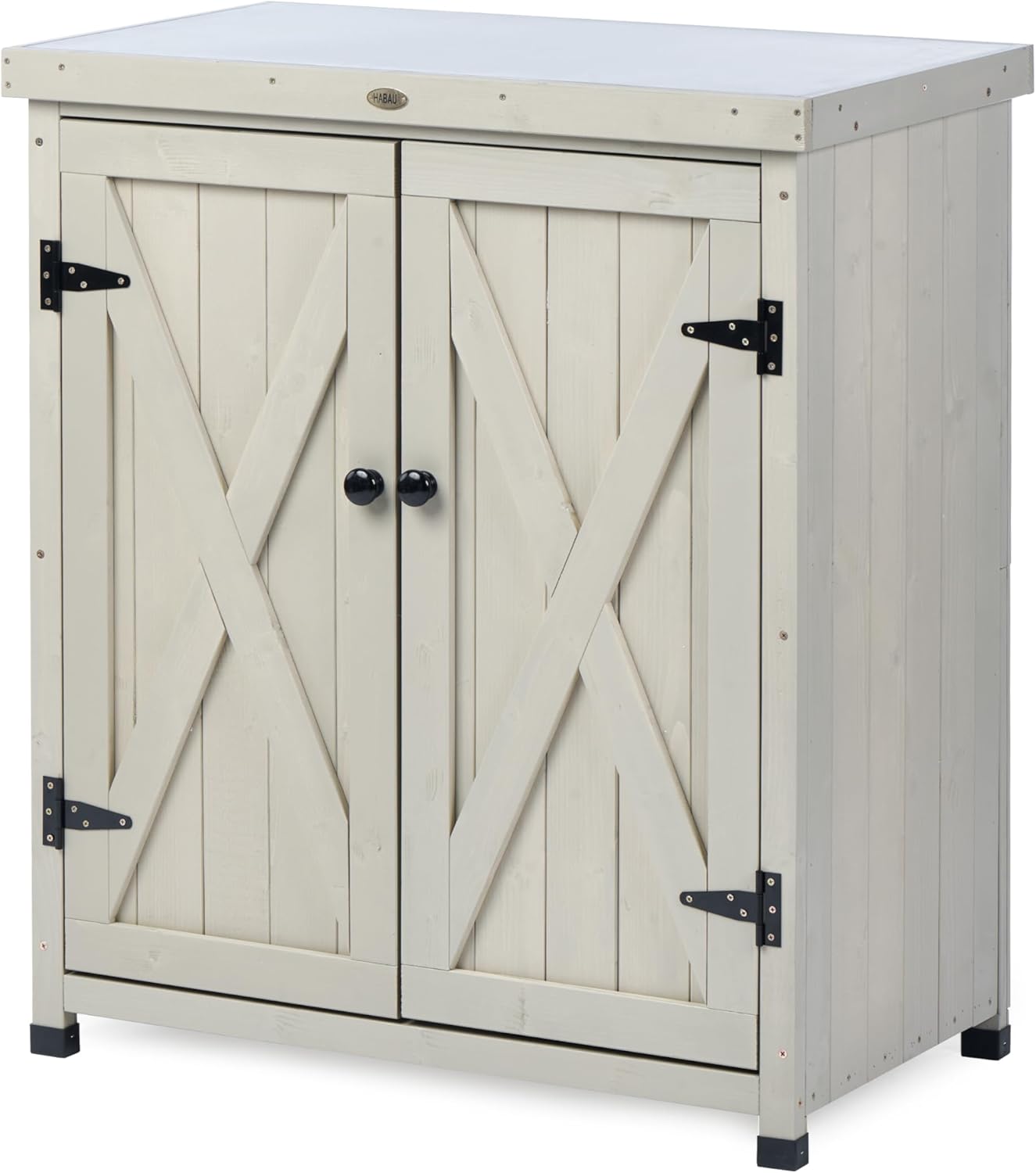 Outdoor Storage Cabinets Weatherproof for Garden Work Bench
