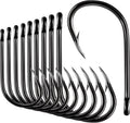BLUEWING Light Offset Live Bait Hooks with Cutting Point - Extra Sharp