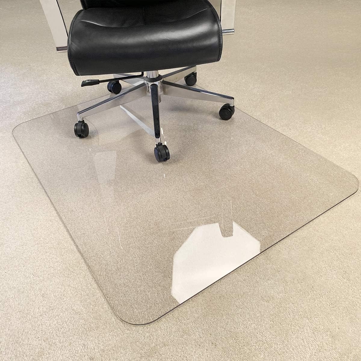 Heavy Duty Chair Mat 47in x 35in for Carpet or Hard Floors
