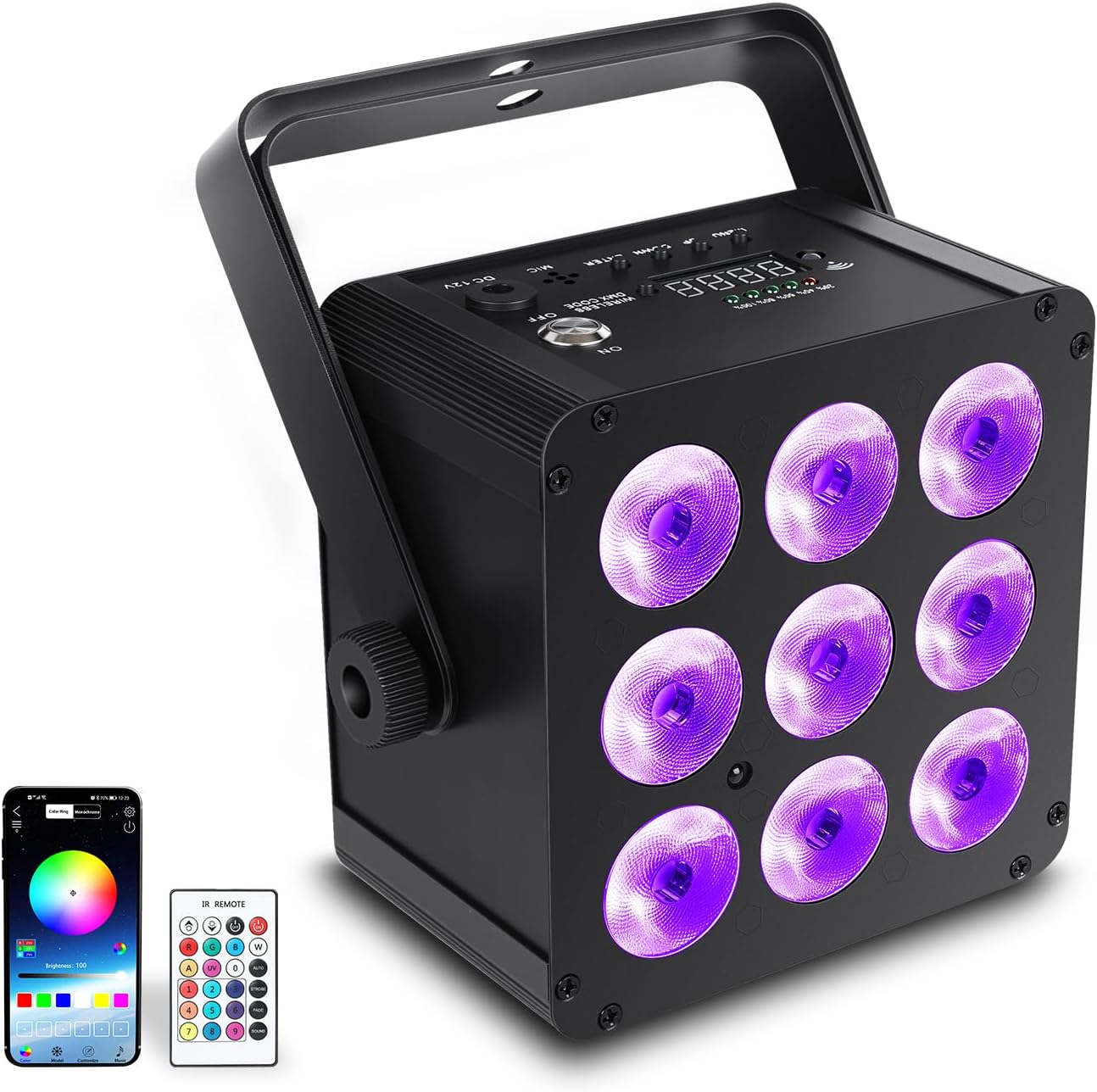 Rechargeable Led Stage Lights by Artlumux for Events