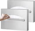 2 Packs Toilet Seat Cover Dispenser Wall Mounted SUS 304 Brushed