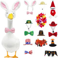 8 Set Holiday Porch Goose Outfits for Every Season Decor