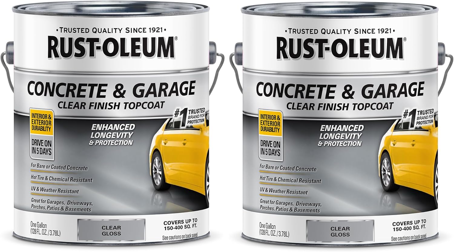 Rust-Oleum Concrete & Garage Clear Finish Topcoat 2 Pack
