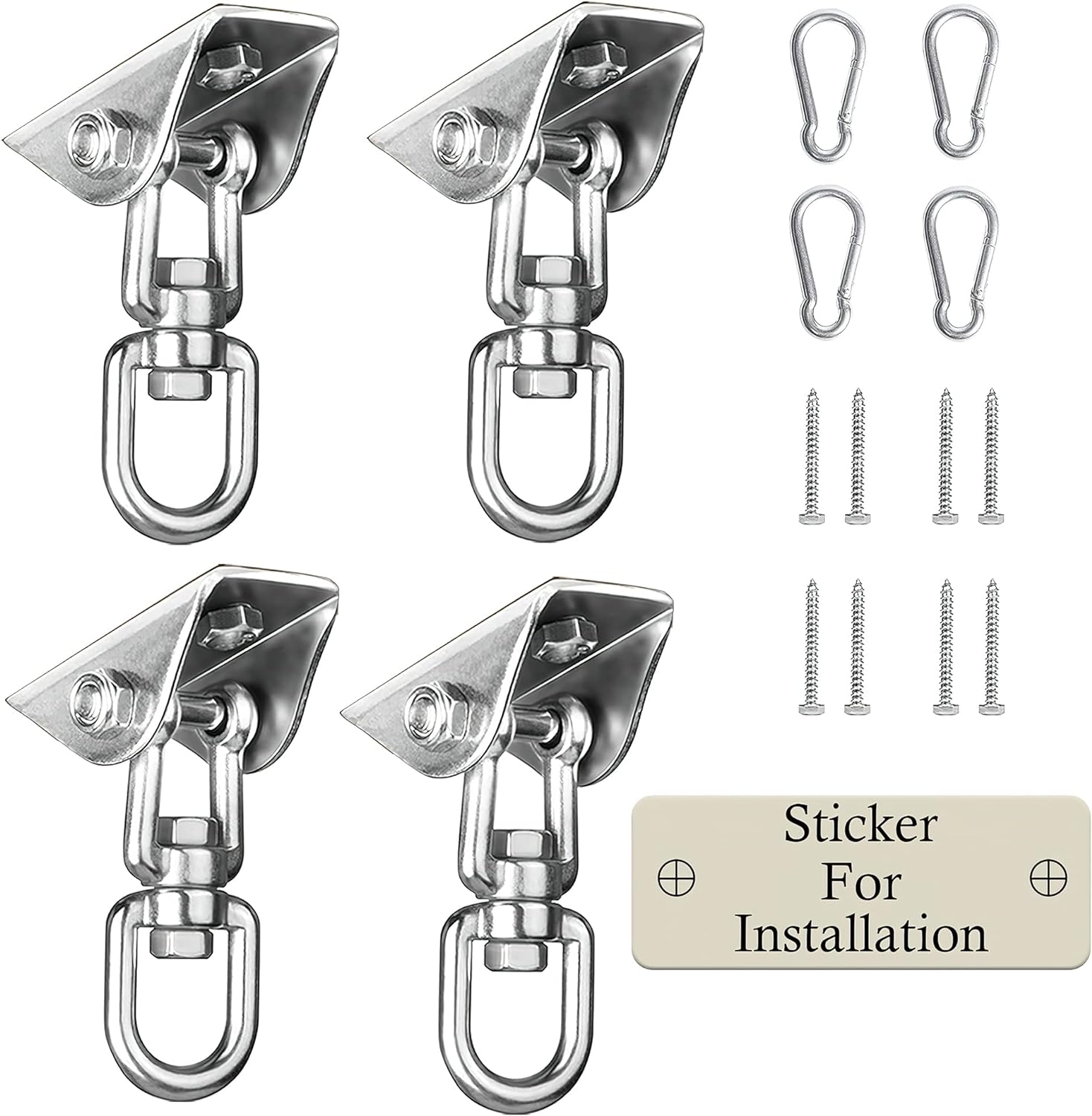 Heavy Duty Swing Hangers for Wooden Sets with 2000 LB Capacity