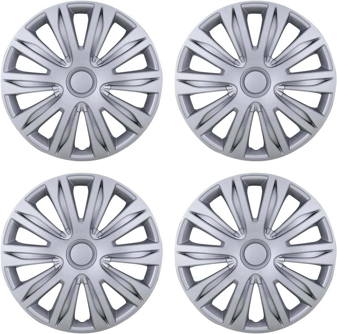 15 Inch Hubcaps Set of 4 for Cars, Trucks, and SUVs