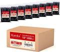 Karoka Black Zip Ties 12 inch (4000 Pack) - Strong, UV Resistant Cable Ties