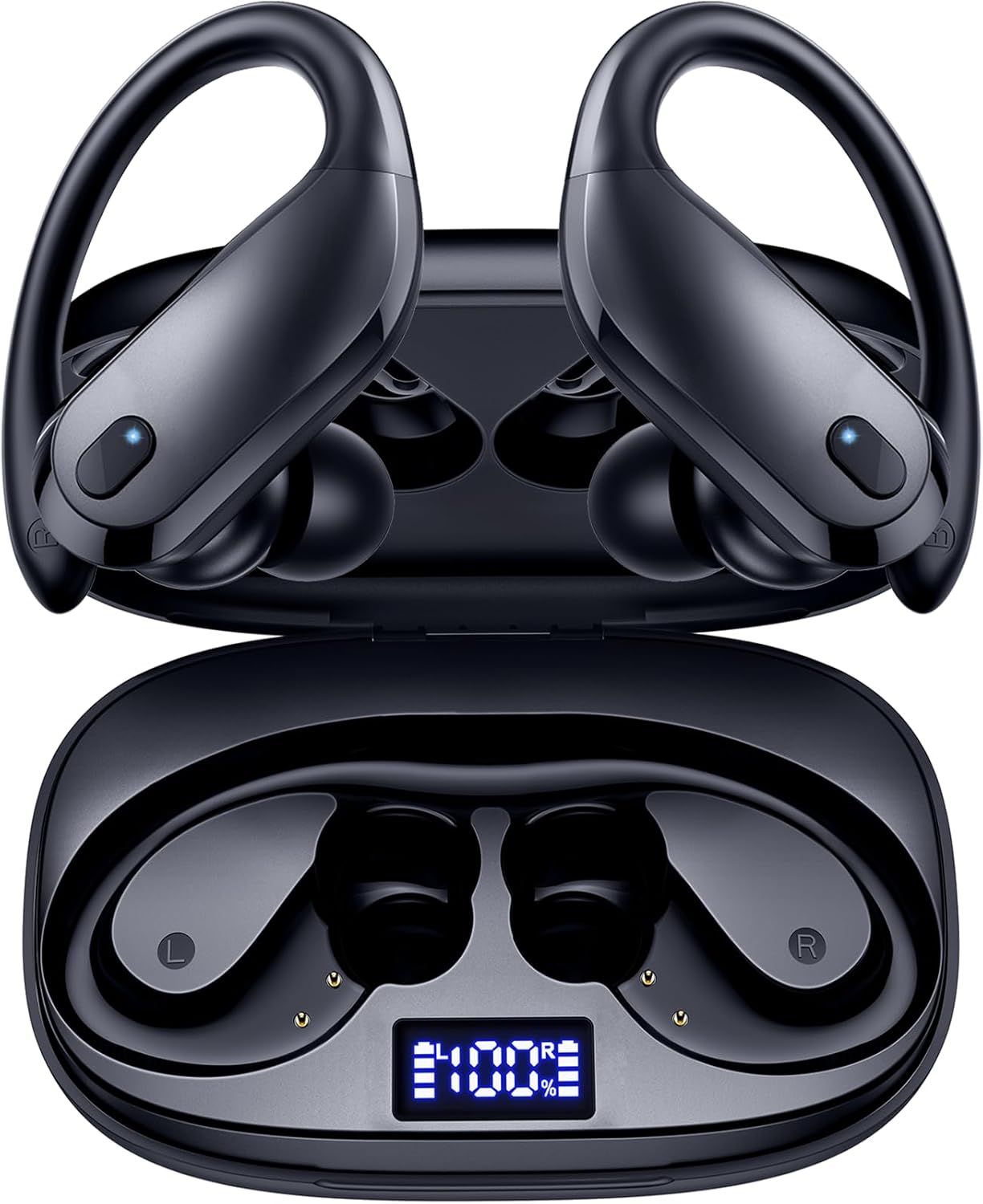 GNMN Wireless Earbuds with 90H Playback and IPX7 Waterproof