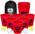 Yard Pong Outdoor Games Set - Portable Backyard Toss Game