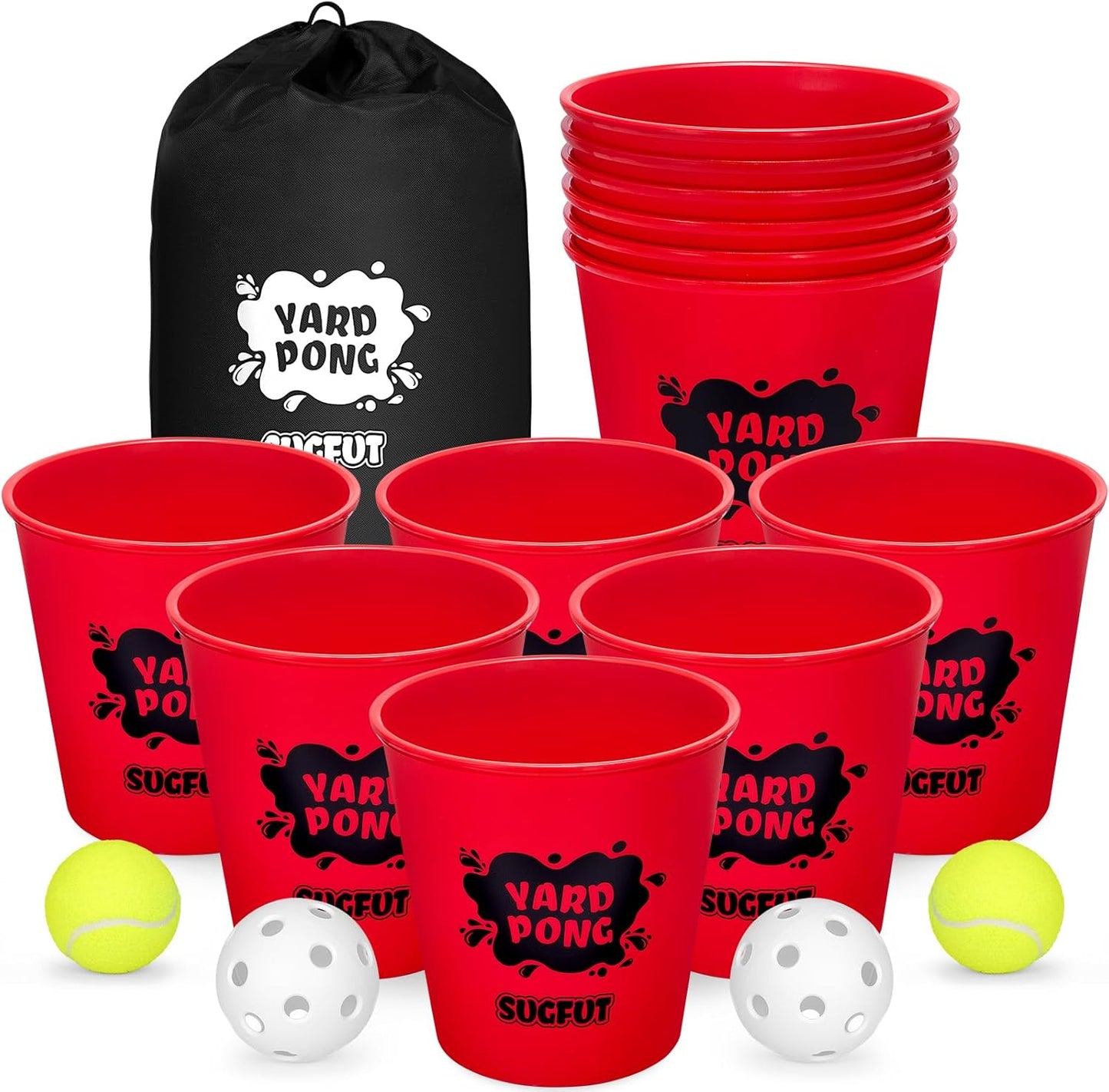 Yard Pong Outdoor Games Set for Family Fun and Entertainment
