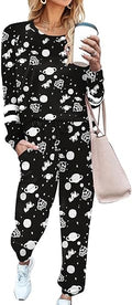 Ekouaer Sweatsuits Womens Loungewear Set - Soft Two Piece Tracksuit