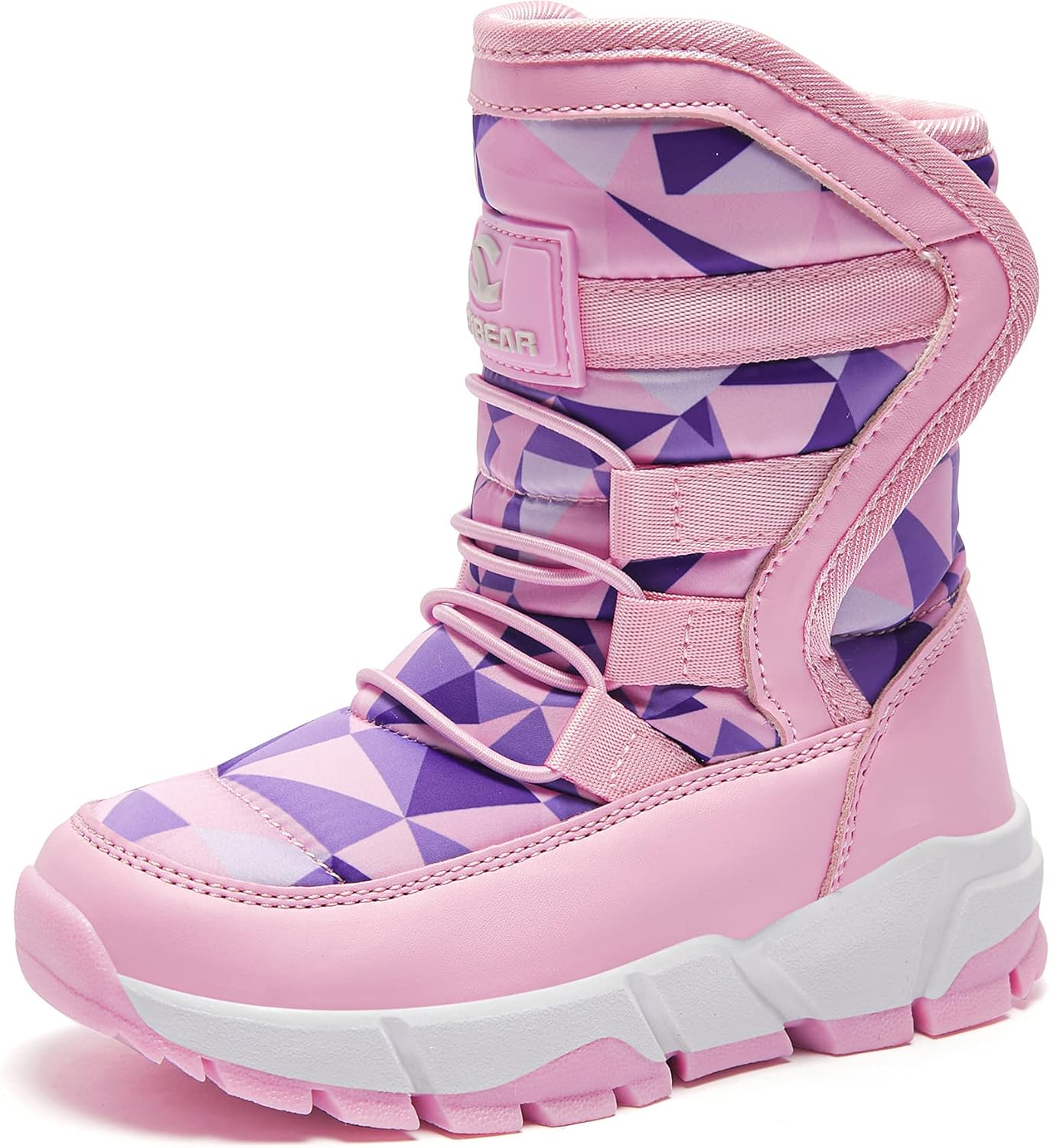 GUBARUN Boys Snow Boots Waterproof Slip Resistant Cold Weather Shoes
