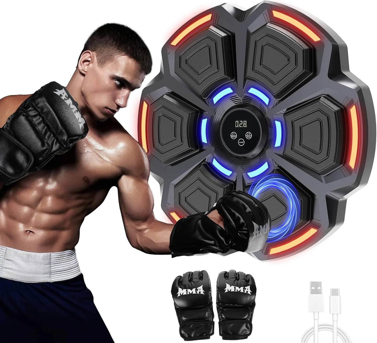 Music Boxing Machine for Adults - 9 Modes & Bluetooth Fun