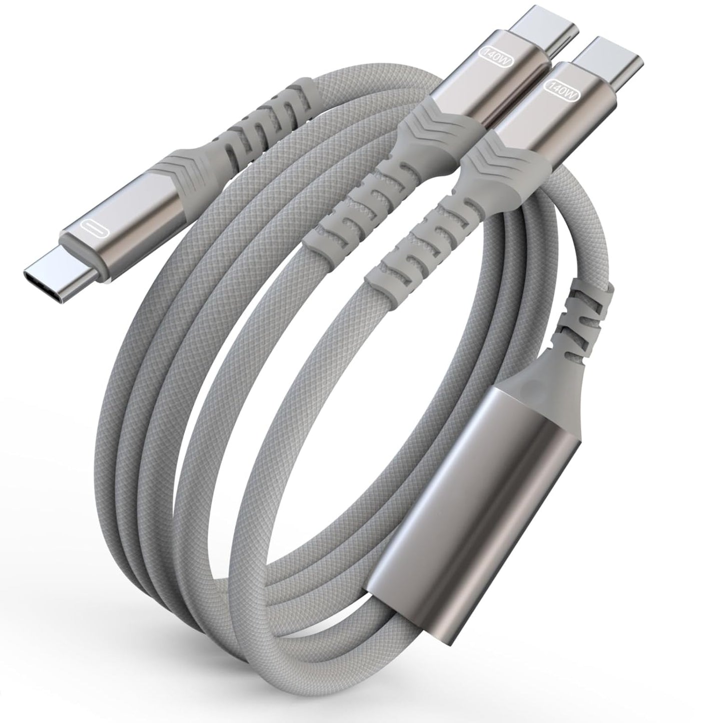 Fast Charge 140W 2-in-1 USB C Cable by Teilybao