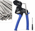 IWISS WCT322 Stainless Steel Cable Tie Gun Kit - Heavy Duty Cutter