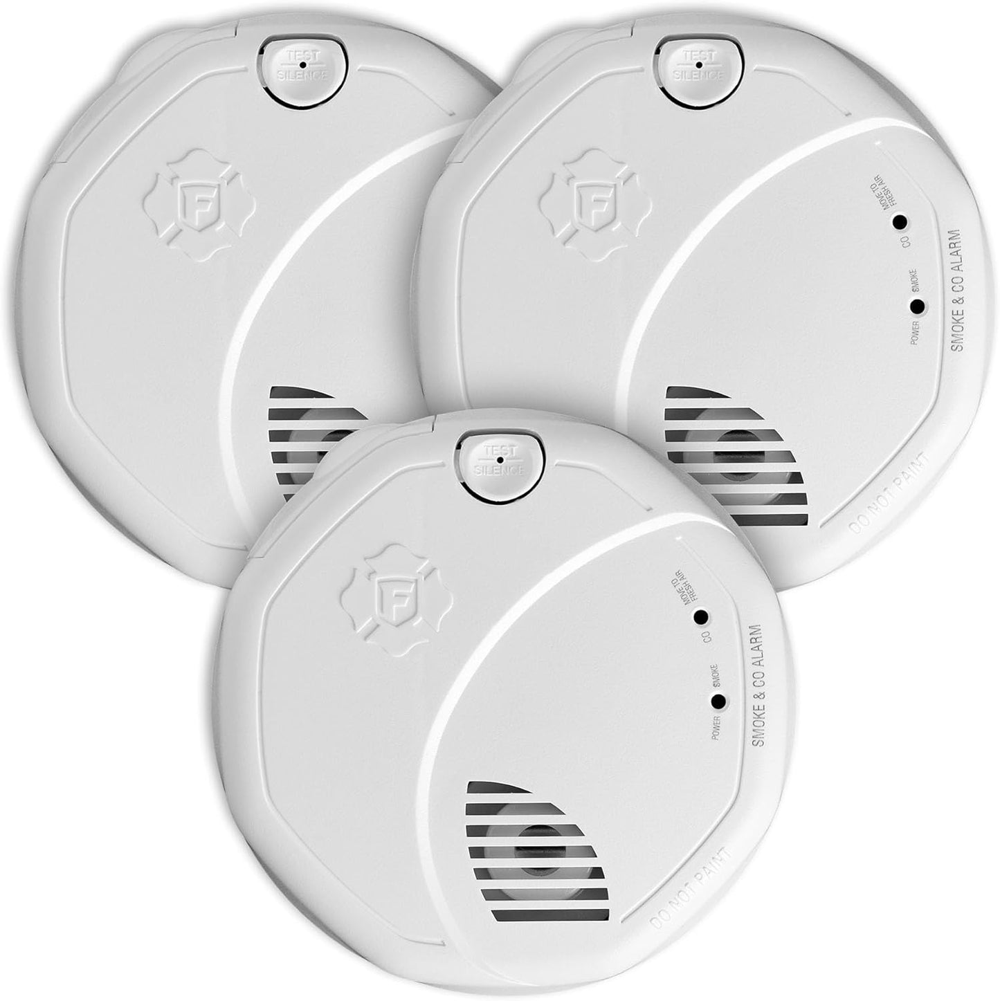 First Alert SMCO100 Battery-Operated Smoke & CO Alarm 3 Pack