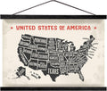 Magnetic Poster Hanger Frame 33in - Strong N52 Magnets, Black Wood