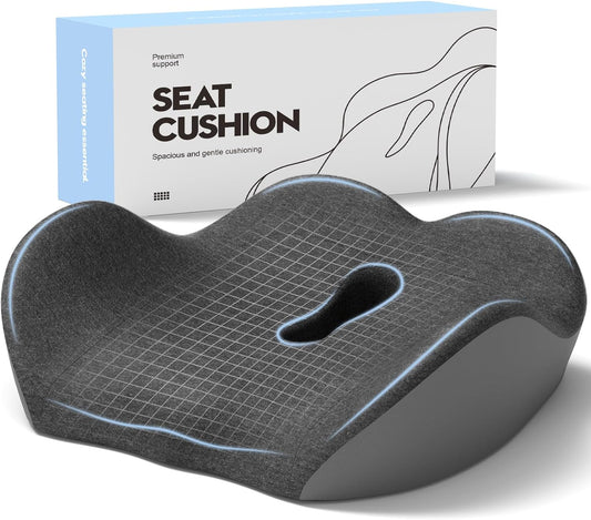 JESIDO Coccyx Cushion - Comfort & Pain Relief