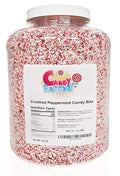 Crushed Peppermint Candy Pieces Bits in Jar (10 Lbs) - Holiday Cake