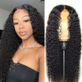 Curly Lace Front Wigs Human Hair 24in 4x4 Closure - Natural Kinky Curl