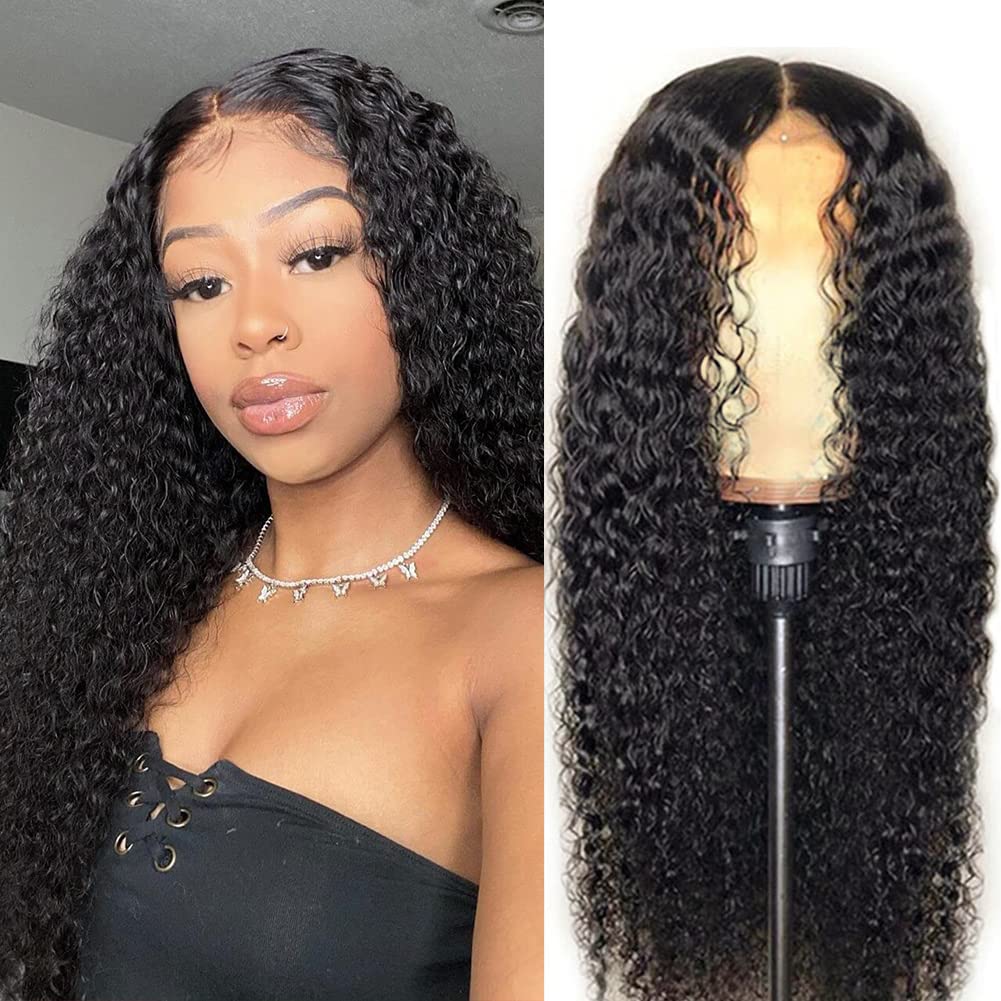 Eooma Curly Lace Front Wigs for Black Women - 24 Inch Style