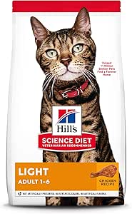 Hill's Science Diet Dry Cat Food for Healthy Weight Management