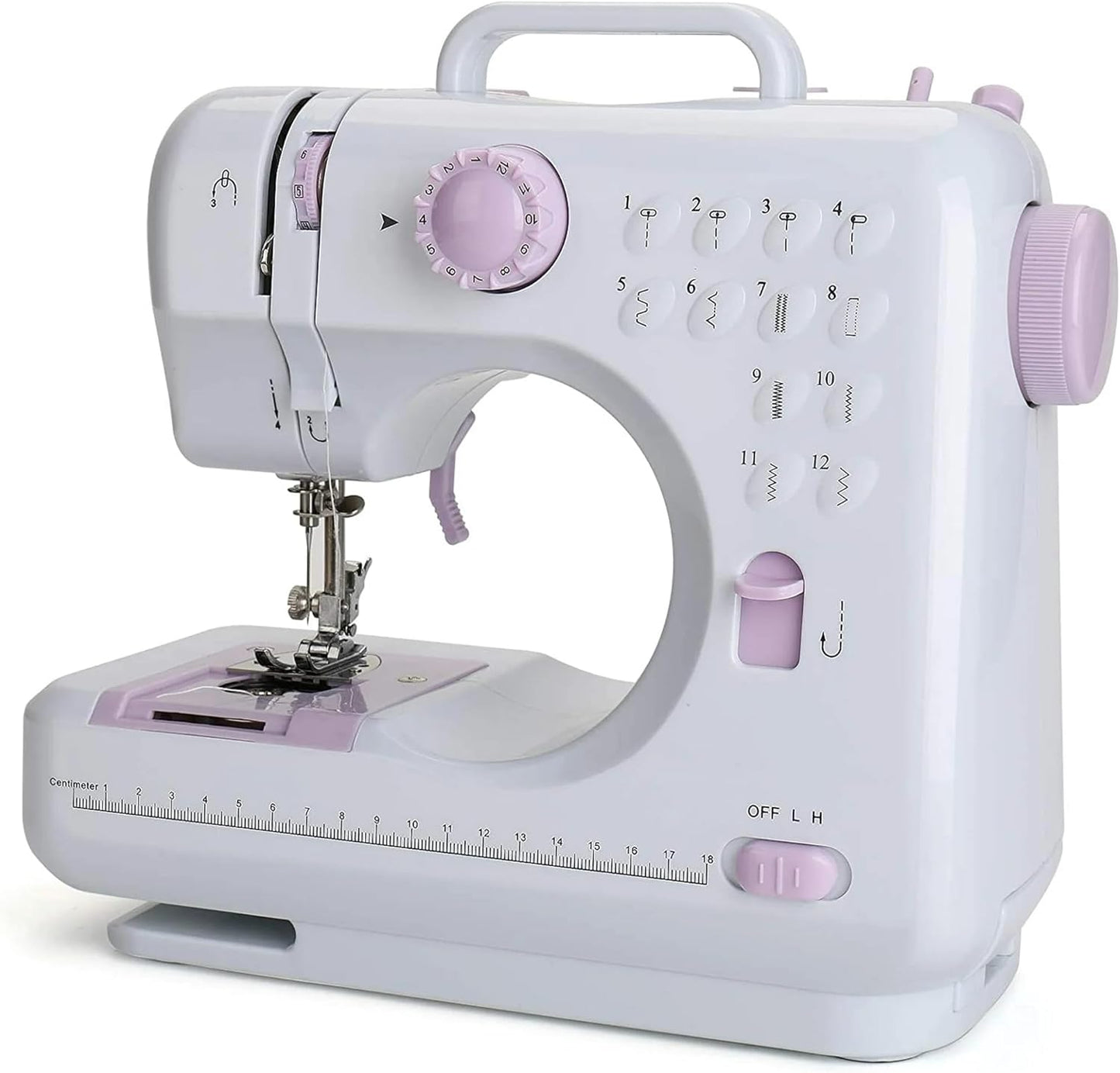 Portable Electric Sewing Machine - Easy Crafting for Beginners, Purple