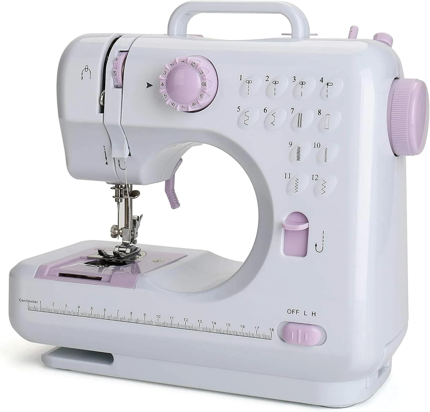 Portable Electric Sewing Machine - Easy Crafting for Beginners, Purple